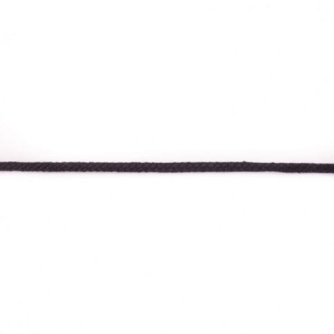 Schwarz 5mm Baumwollkordel