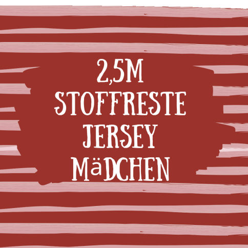 2,5m Stoffreste Jersey Mädchen