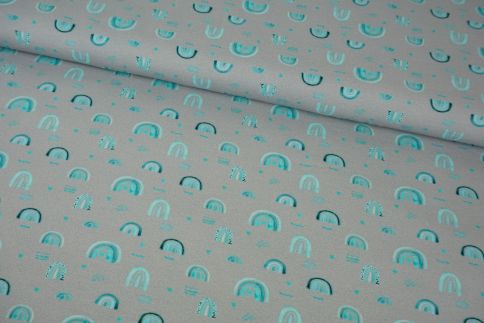 Rainbows  klein grau/mint Jersey