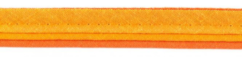 Dreilagige elastische Paspel orange