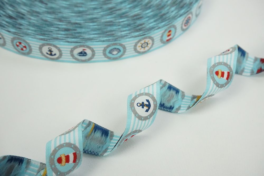 Bullaugen aqua Webband