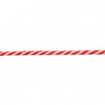 rote zweifarbige Baumwollkordel 8mm